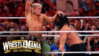 Roman Reigns vs Cody Rhodes - WWE Universal Champi