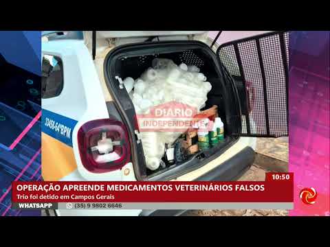 Operação apreende medicamentos veterinários falsificados em Campos Gerais