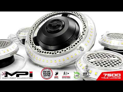 M.P.I. Multi-Point Illumination - A Motion Activated Ceiling Light - By STKR Concepts