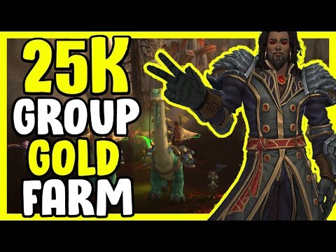 25k Gold Per Hour Group Farm In WoW BFA 8.3 Gold Farming, Gold Making Guide
