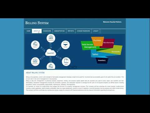 Billing System | PHP and MySQL Project Source Code | PHP MySQL CRUD Project