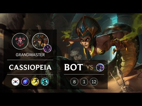 Cassiopeia Bot vs Kai'Sa - KR Grandmaster Patch 9.5