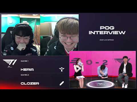 Interview with Keria, Clozer | LSB vs. T1 H/L 02.21 | 2021 LCK Spring Split