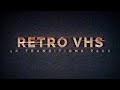 Retro VHS Transitions Glitch 5 Pack Video Overlays 4K