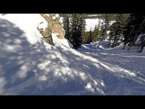 Snowboarding Meadowlark Resort Wyoming