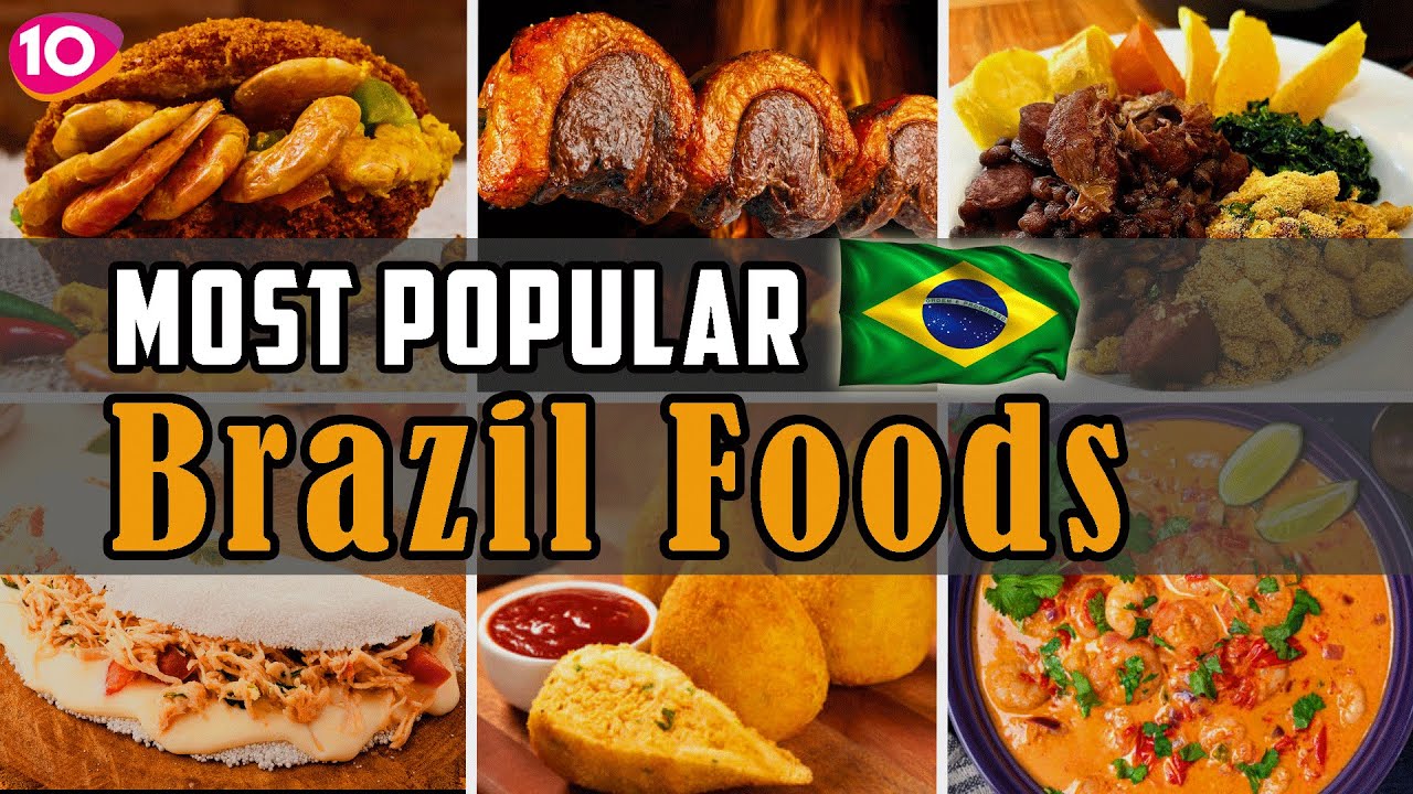 Incredible Top 10 Most Popular Foods in Brazil || Traditional Brazil Dishes || Brazil Street Food