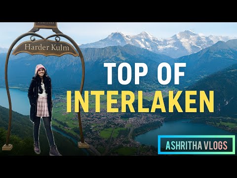Harder Kulm - Top of Interlaken 🇨🇭 | Switzerland’s Fairytale Viewpoint | AshrithaVlogs