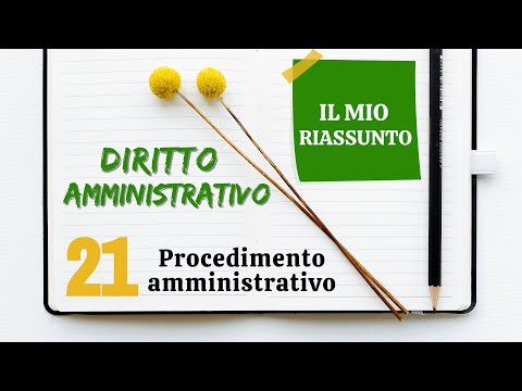 Diritto Amministrativo - Capitolo 21: procedimento amministrativo