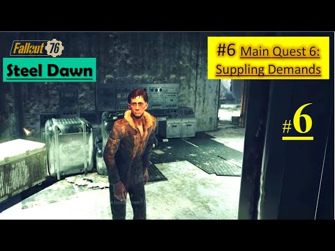 Fallout 76 Steel Dawn DLC - Suppling Demands | Supply Room, Find Mike, Reach Weapon, Find Tunnel Key