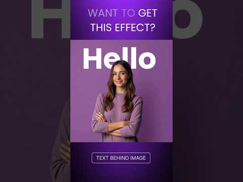 Text Behind Image Editor