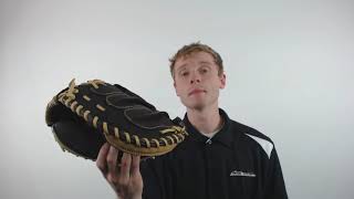 Video thumbnail: Mizuno Franchise 33.5" Catcher's Mitt: GXC90B2