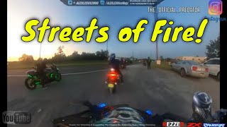 Streets on fire  Fun after xtreme Bike night