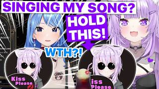 Okayu Made Suisei Do This To Sing Her Song (Hoshimachi Suisei, Nekomata Okayu / Hololive) [Eng Subs]