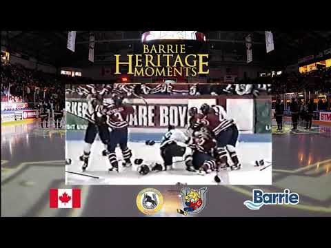 Barrie Heritage Moments - Barrie Colts VS Oshawa Generals. (October 3, 1999)