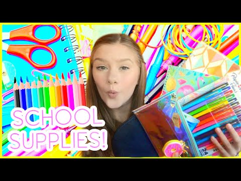 TARGET SCHOOL SUPPLIES HAUL/GIVEAWAY 2017! Video