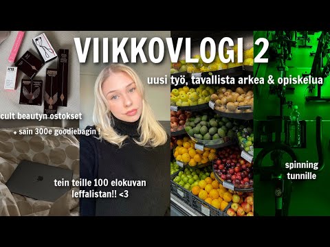 MY WEEK🧚: uusi työ, perus arkea, cult beautyn ostokset, parhaat leffasuositukset | Lotta Liikanen
