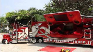 TruckModel Peterbilt 359 RC 1:4 Test Movement 1