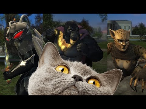 DCUO Test - Black Manta, Gorilla Grodd & Cheetah from Legion of Doom