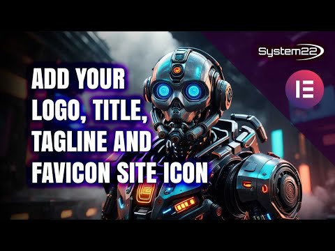 Elementor: Add Your Logo, Title and Tagline And Favicon Site Icon