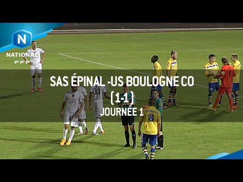 J1 : SAS Épinal - US Boulogne C0 (1-1), le résumé