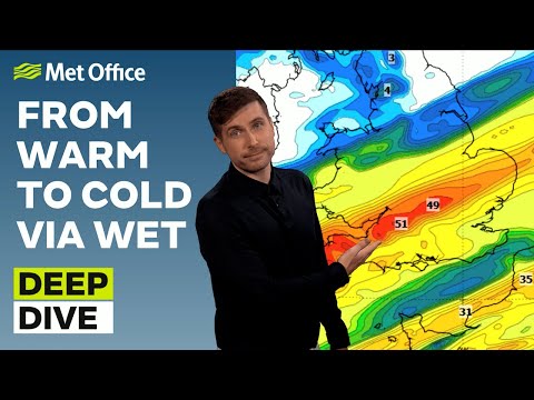 Deep Dive 10/10/2023 – A wet then cold change in our weather – Met Office weekly weather forecast UK