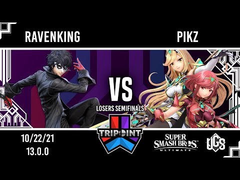 Tripoint Smash Ultimate 117 - Losers Semifinals - Ravenking(Joker) Vs. Pikz(Pyra and Mythra)
