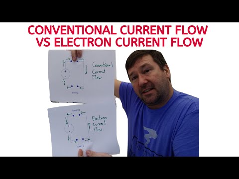 Conventional Current Flow vs Electron Current Flow.  Which one is right and which one should you use