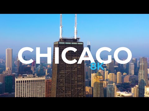 Chicago Downtown in 8K | stunning drone tour
