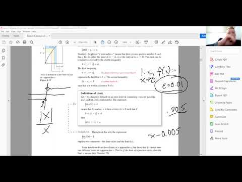 The Epsilon Delta Definition of a Limit