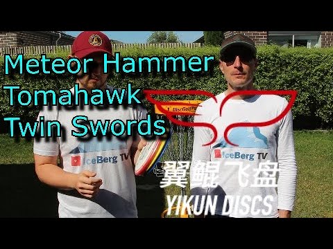 Yikun Disc Golf Meteor Hammer, Tomahawk, and Twin ...