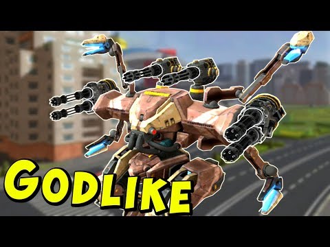 Godlike Mk2 Maxed Punisher ARES Setup - War Robots Gameplay WR