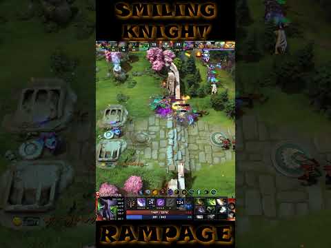 🔥Smiling Knight Rampage  #dota2 #dota2apex #dota2shorts #facelessvoid #rampage #shorts