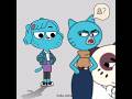 • 💙𝗡𝗶𝗰𝗼𝗹𝗲 ♡ 𝗥𝗶𝗰𝗵𝗮𝗿𝗱💗• _Random trend on TikTok ___ #gumball #fan_art #darwincarrie #animatin #foryou.