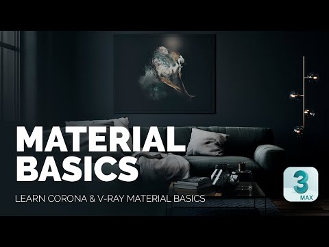 Basics of Corona & V-Ray Materials | 3ds max Tutorial