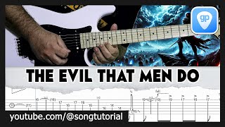 Iron Maiden | The Evil That Men Do | TAB | Guitar Cover | Lesson