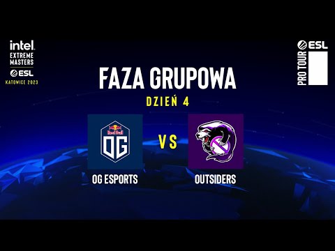 OG vs Outsiders | IEM Katowice 2023 Faza Grupowa | Dzień 4
