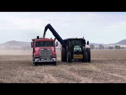 Getting the wheat crop in, Temora.