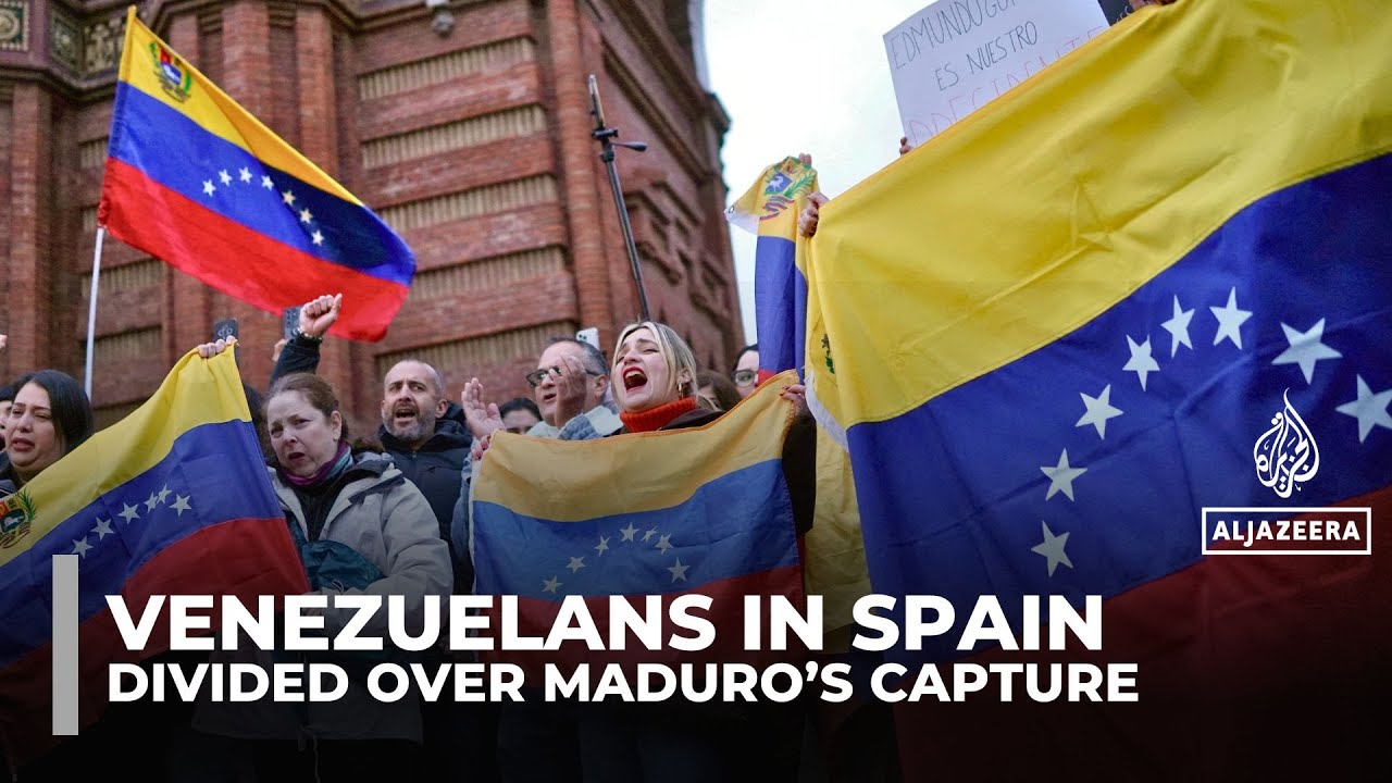 Venezuelans in Spain divided over US capture of Nicolas Maduro