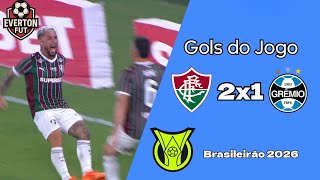 Gols: Fluminense 2x1 Grêmio - Brasileirão 2026 (Premiere)