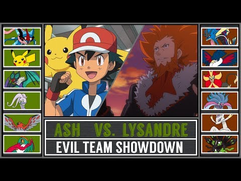 Ash vs. Lysandre (Pokémon Sun/Moon) - XY Evil Team Showdown