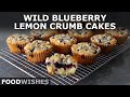 Wild Blueberry Lemon Crumb Cakes – Unscientifically Delicious