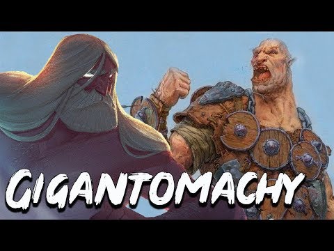 Gigantomachy: The War Between Gods and Giants - Greek Mythology Stories