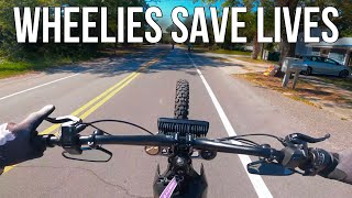 Wheelie Practice Turned Into ANIMAL RESCUE On My SURRON