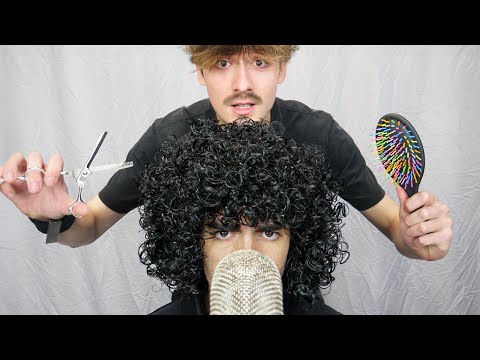 Fast and Aggressive ASMR Haircut For SLEEP