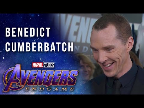 Benedict Cumberbatch on working with the Russo Brothers LIVE on the Avengers: Endgame Red Carpet