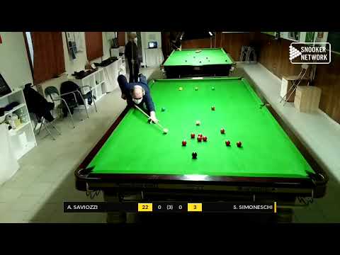 TUSCANY SNOOKER ACADEMY - REG. FIBIS TOSCANA CAT. C 2020/21 - A. SAVIOZZI vs S. SIMONESCHI
