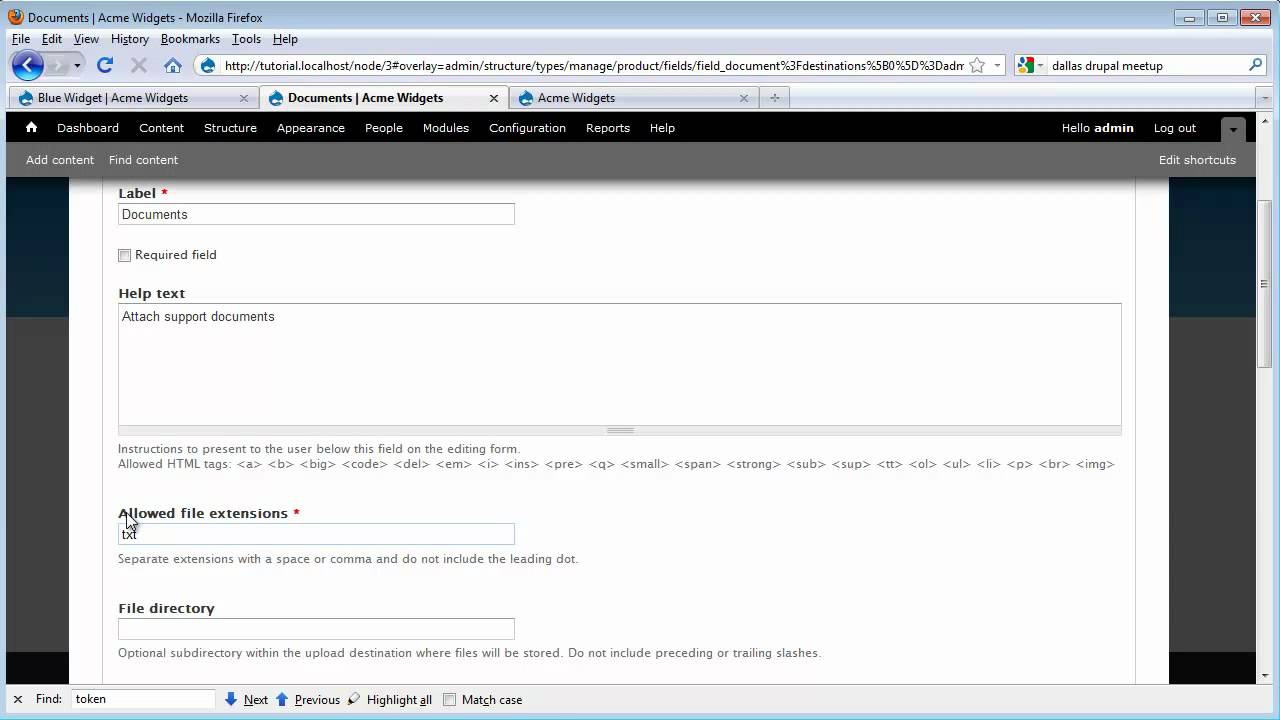 Drupal Tutorial: File Fields