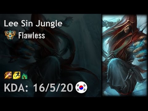 Lee Sin Jungle vs Kindred - Flawless - KR Challenger Patch 6.19