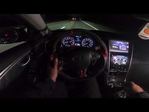 FBO E85 INFINITI Q50 RED SPORT vs BOLT ON F82 BMW M4 @dherbo1k388