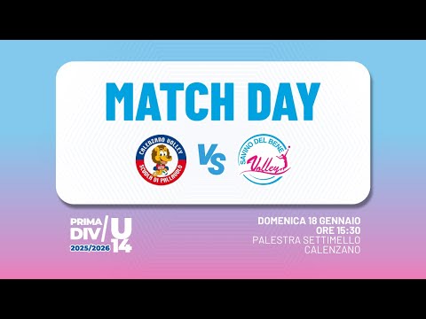 U14 - Project Volley Calenzano vs SDB Volley Youth - 18/01/2026